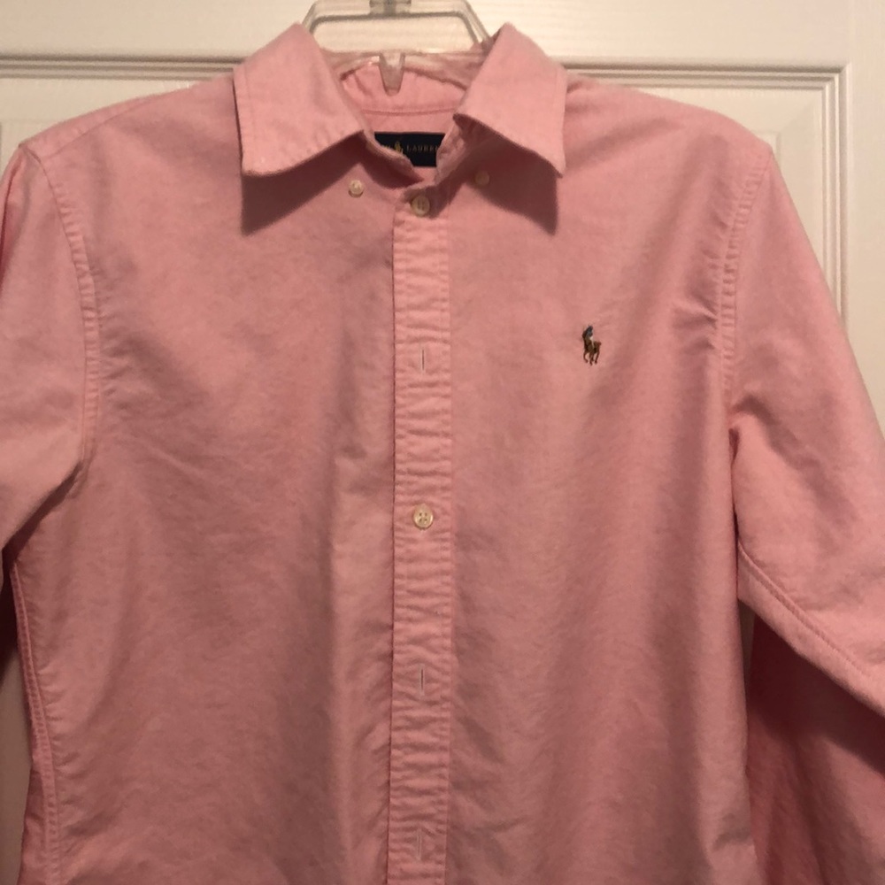 Ralph Lauren Womens Linen Oxford